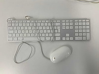 Apple - a1243 magic wired qwerty keyboard + a1152 wired magic mouse - afbeelding 1 van  1