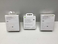 Apple - adapter & cable (3x) - afbeelding 1 van  2