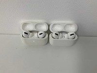 Apple - airpods pro with wireless case - mwp22zm/a (2x) - afbeelding 1 van  2