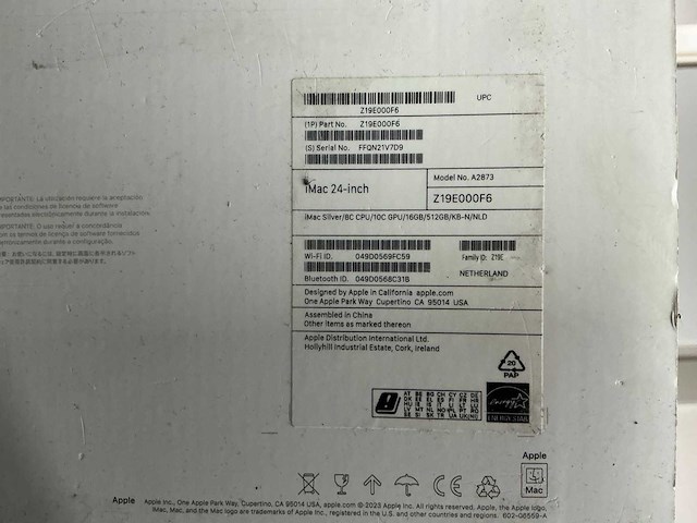 Apple - imac 24” (m3, 16gb) - desktop - afbeelding 8 van  8