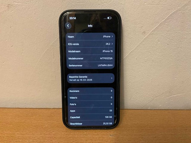 Apple - iphone 15 - 128gb - mobiele telefoon - afbeelding 4 van  5