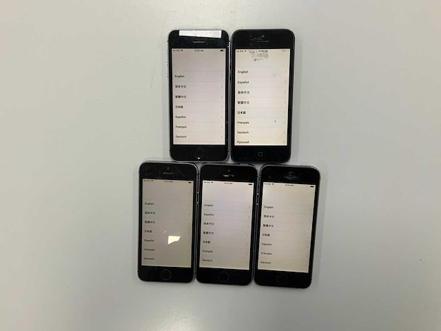 Apple - iphone 5s 16gb & iphone 5 16gb space gray (5x) - afbeelding 1 van  2
