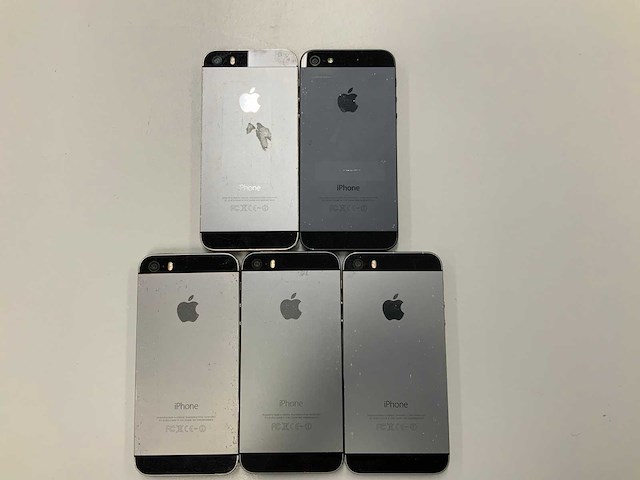 Apple - iphone 5s 16gb & iphone 5 16gb space gray (5x) - afbeelding 2 van  2