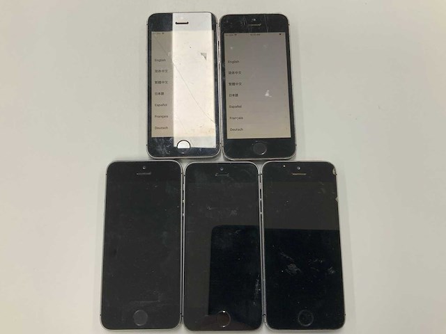 Apple - iphone 5s 16gb space gray (5x) - afbeelding 1 van  2