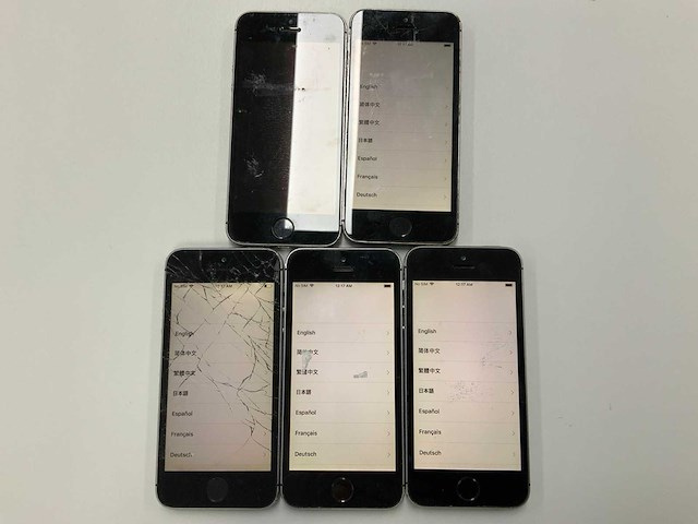 Apple - iphone 5s 16gb space gray (5x) - afbeelding 1 van  3