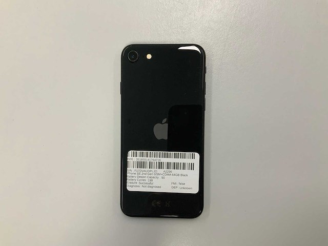 Apple - iphone se 2e generatie: 64gb black - mx9r2zd/a - afbeelding 2 van  2