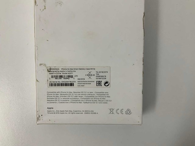 Apple - iphone xs max smart battery case (6x) - afbeelding 2 van  2