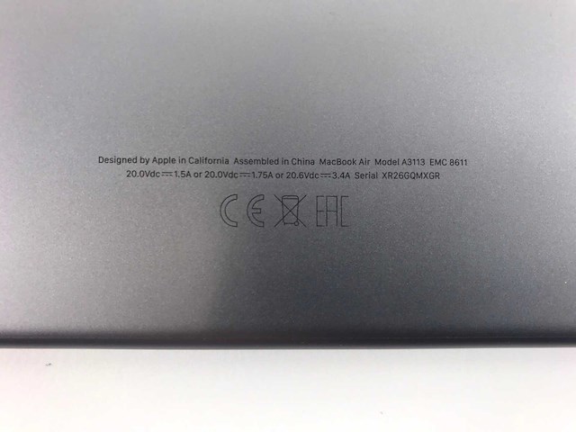 Apple - macbook air 13.6”, m3, 16 gb ram, 512 gb msata laptop - afbeelding 5 van  5