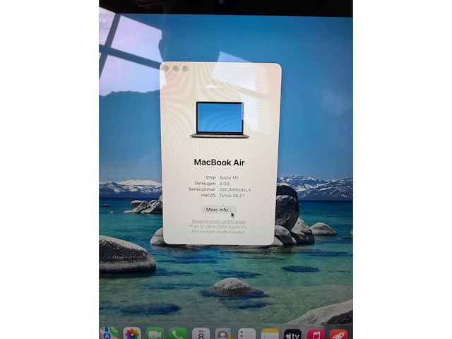 Apple - macbook air (m1, 2020) - laptop - afbeelding 6 van  8
