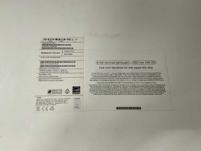 Apple - macbook air (m2, 2023) - laptop - afbeelding 5 van  10