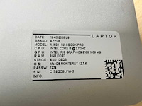 Apple - macbook pro a1502 - laptop (6x) - afbeelding 13 van  13