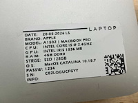 Apple - macbook pro a1502 - laptop (6x) - afbeelding 3 van  13