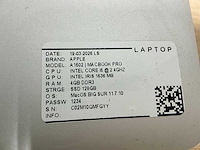 Apple - macbook pro a1502 - laptop (6x) - afbeelding 12 van  13