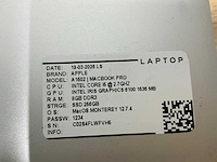 Apple - macbook pro a1502 - laptop (6x) - afbeelding 2 van  14