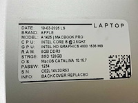 Apple - macbook pro a1502 - laptop (6x) - afbeelding 5 van  15