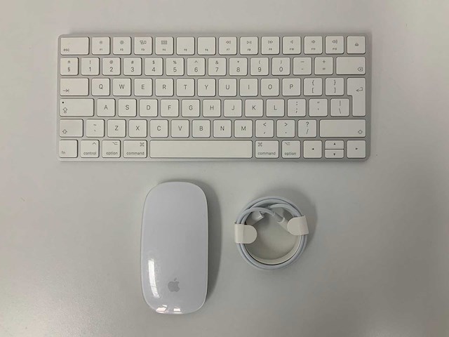 Apple - magic qwerty keyboard & magic mouse - afbeelding 1 van  2