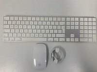 Apple - magic qwerty keyboard with numeric keypad & magic mouse - afbeelding 1 van  2