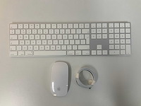 Apple - magic qwerty keyboard with numeric keypad & magic mouse - afbeelding 1 van  2