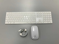 Apple - magic qwerty(nl) keyboard with numeric keypad & magic mouse - afbeelding 1 van  2