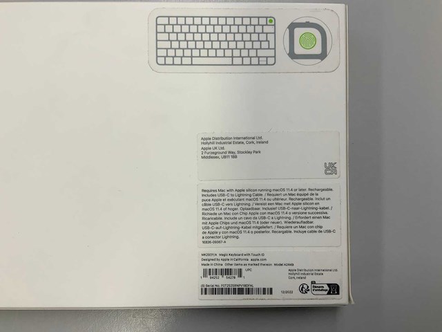 Apple - magic qwerty(spaans) keyboard with touch id & magic mouse - afbeelding 2 van  2