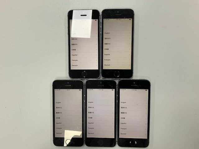 Apple - phone 5s 16gb space gray (5x) - afbeelding 1 van  3