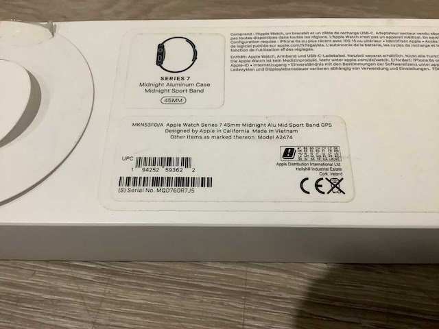 Apple - series 7 - smartwatch gps midnight aluminium - afbeelding 7 van  8