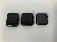 Apple - watch series 1 42mm space gray + watch series 2 38mm + watch series 3 42mm space gray (3x) - afbeelding 1 van  2