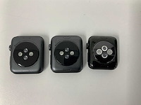 Apple - watch series 1 42mm space gray + watch series 2 38mm + watch series 3 42mm space gray (3x) - afbeelding 2 van  2