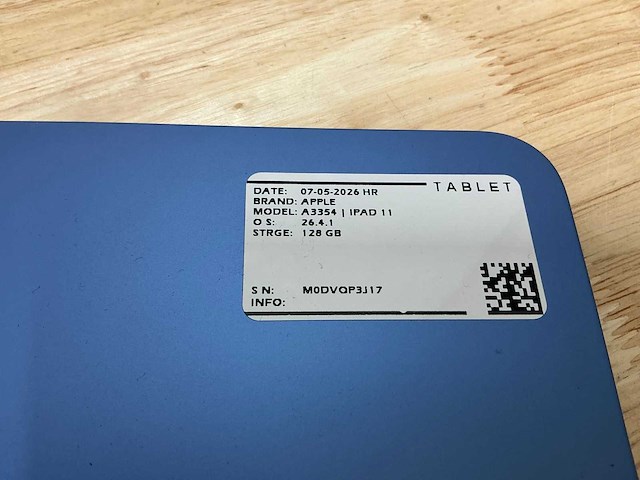 Apple 2025 ipad (a16) a3354 11th gen tablet - afbeelding 2 van  4