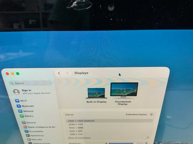 Apple 27-inch 2k thunderbolt display monitor - afbeelding 2 van  3