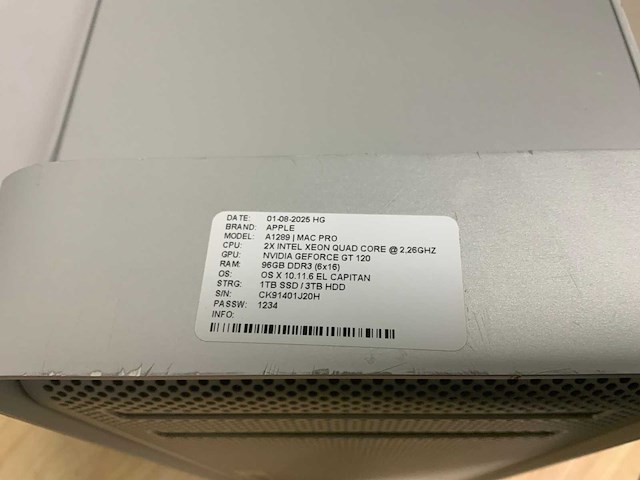 Apple a1289 mac pro desktop - afbeelding 2 van  10