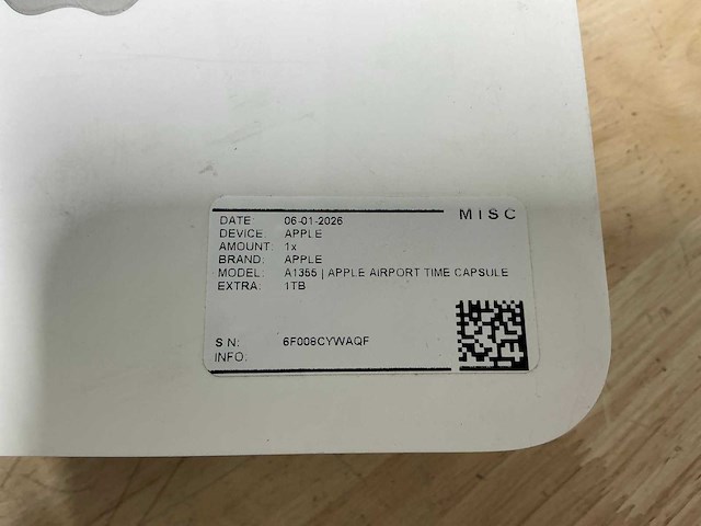 Apple a1302| a1409| a1355 airport time capsule wifi, router & switch (8x) - afbeelding 1 van  3