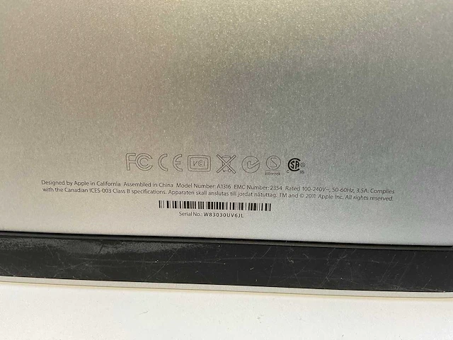 Apple (a1316), 27”, 2560x1440(qhd) - lcd monitor - afbeelding 7 van  8