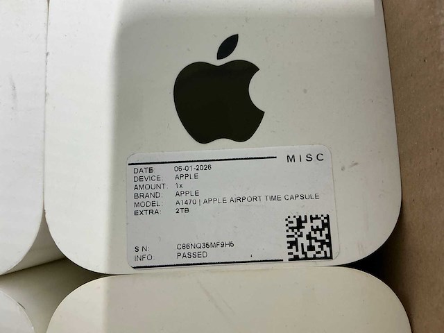 Apple a1470 airport time capsule wifi, router & switch (12x) - afbeelding 3 van  14