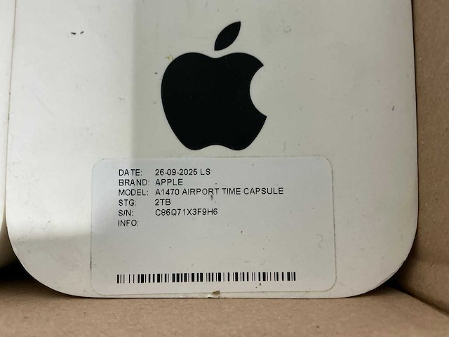 Apple a1470 airport time capsule wifi, router & switch (12x) - afbeelding 10 van  14