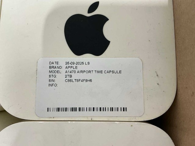 Apple a1470 airport time capsule wifi, router & switch (12x) - afbeelding 11 van  14