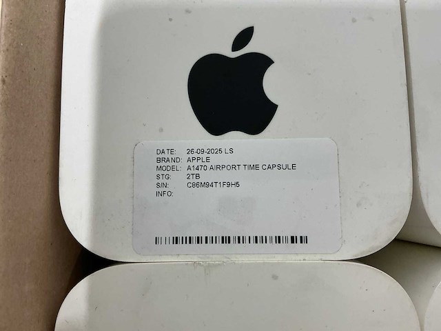 Apple a1470 airport time capsule wifi, router & switch (12x) - afbeelding 14 van  14