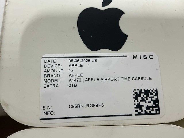 Apple a1470 airport time capsule wifi, router & switch (8x) - afbeelding 2 van  2