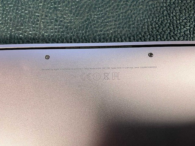 Apple a1534 macbook retina 12” laptop - afbeelding 5 van  5