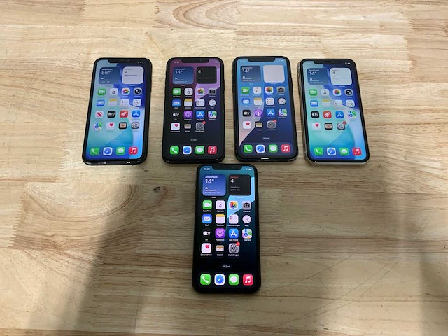Apple a2221/a2215 iphone 11/11 pro mobiele telefoon (5x) - afbeelding 1 van  5