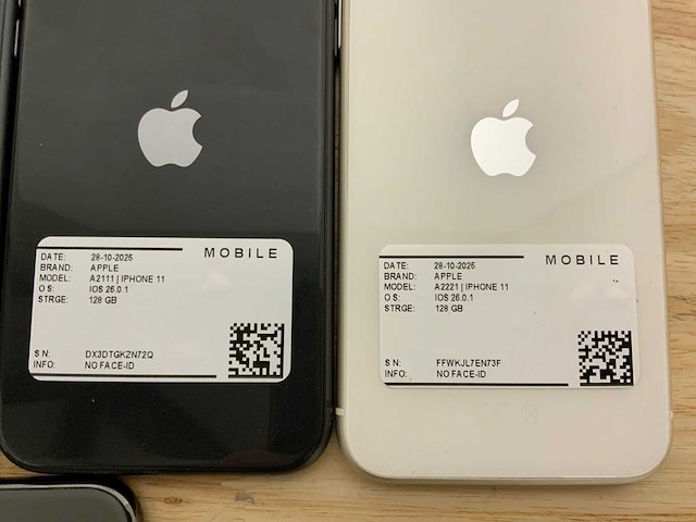 Apple a2221/a2215 iphone 11/11 pro mobiele telefoon (5x) - afbeelding 4 van  5