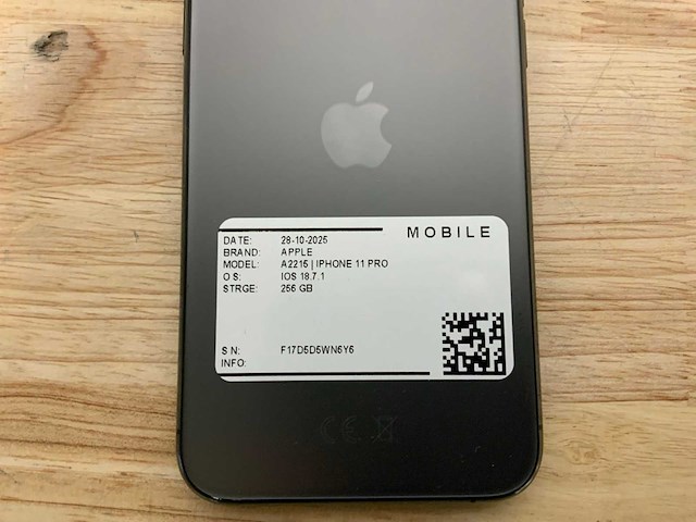 Apple a2221/a2215 iphone 11/11 pro mobiele telefoon (5x) - afbeelding 5 van  5