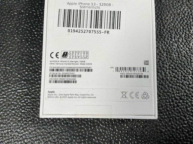Apple a2633 iphone 13 128gb mobiele telefoon - afbeelding 4 van  4