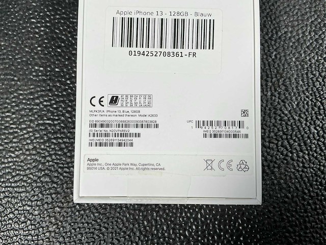 Apple a2633 iphone 13 128gb mobiele telefoon - afbeelding 3 van  4