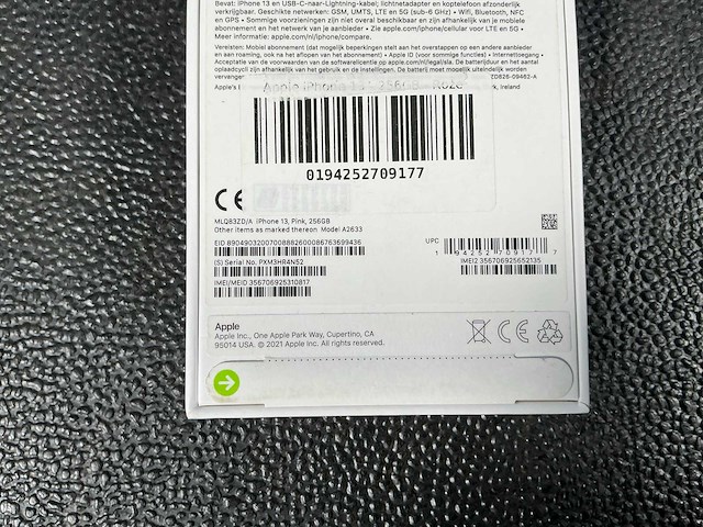 Apple a2633 iphone 13 256gb mobiele telefoon - afbeelding 4 van  4