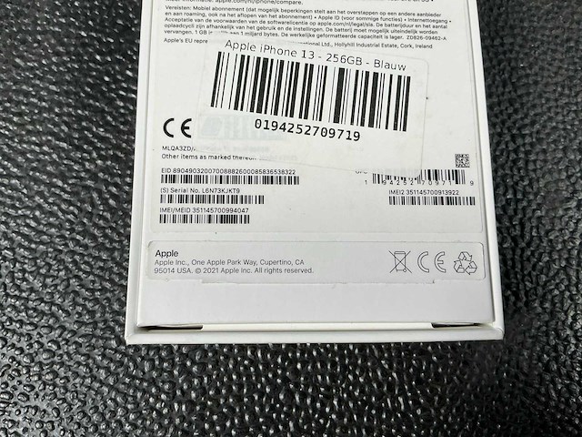 Apple a2633 iphone 13 256gb mobiele telefoon - afbeelding 4 van  4