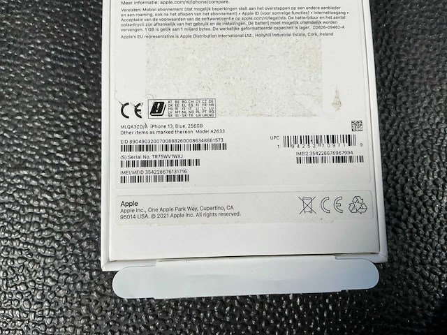 Apple a2633 iphone 13 256gb mobiele telefoon - afbeelding 5 van  5
