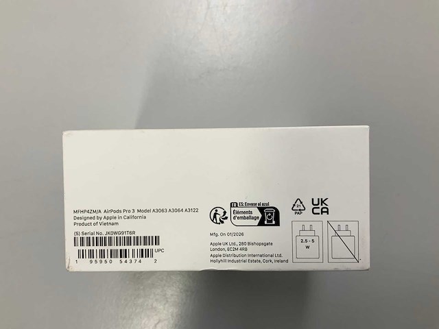 Apple a3063 airpods 3 pro mfhp4zm/a (2x) - afbeelding 4 van  4
