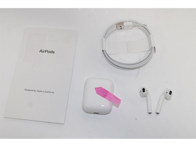 Apple airpods 2 met reguliere lightning oplaadcase wit - afbeelding 6 van  6