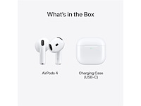 Apple airpods 4 wit - afbeelding 4 van  6